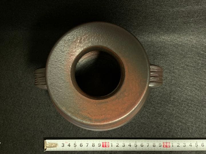 中島翁介　釉彩花瓶