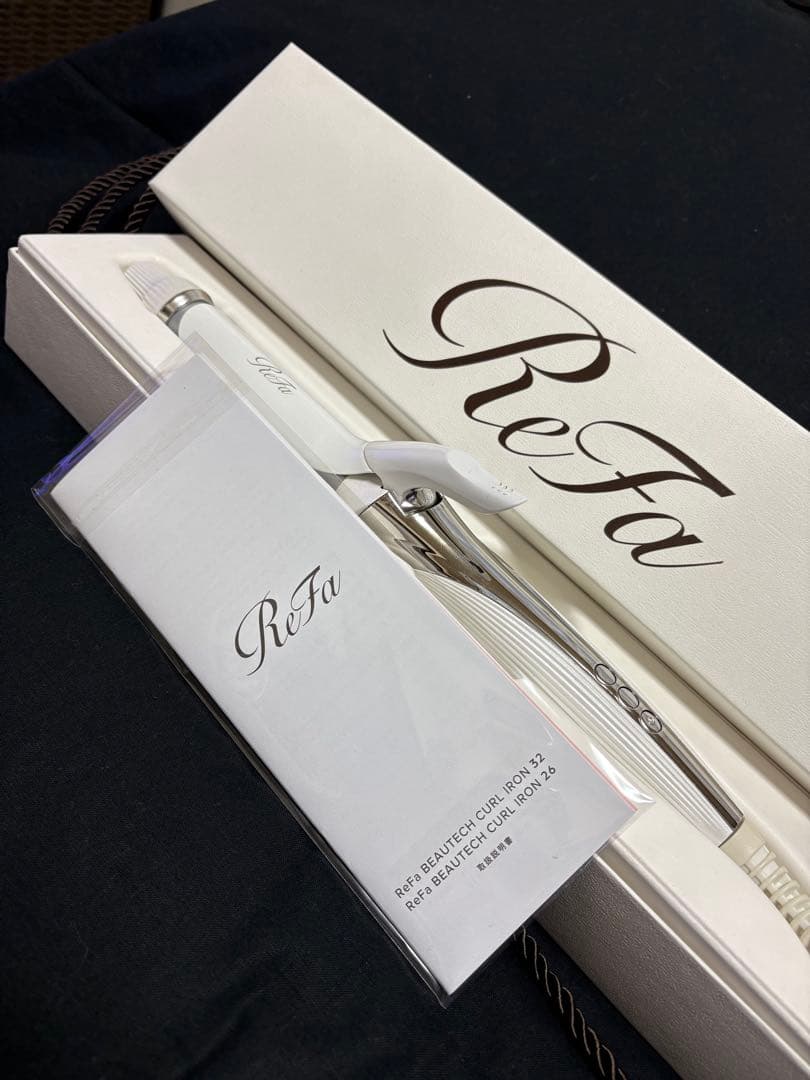 ReFa RE-AD0A カールヘアアイロン ホワイト　26mm