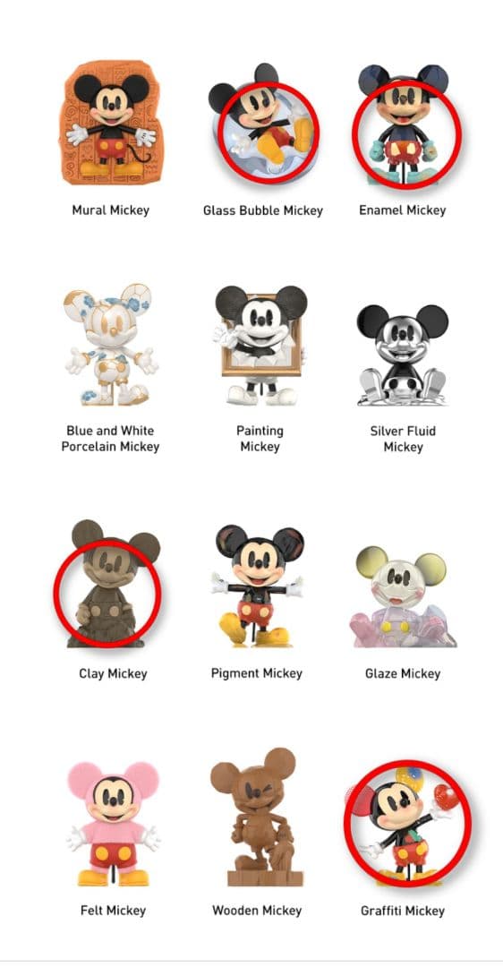 MICKEY Boundless Creativity　4種