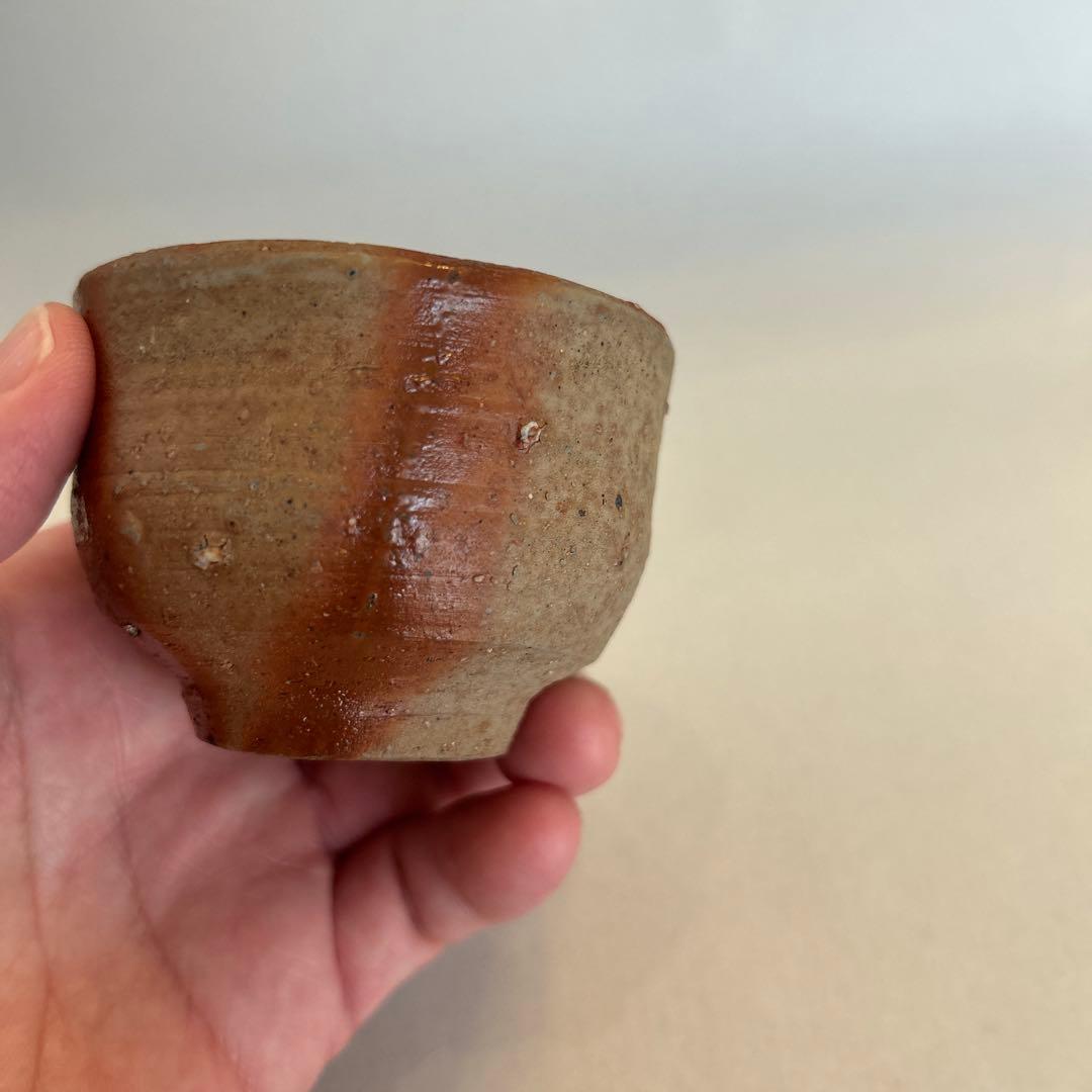 『値引き』【貴重】人間国宝　藤原啓 ぐい吞　 火縄 (1)