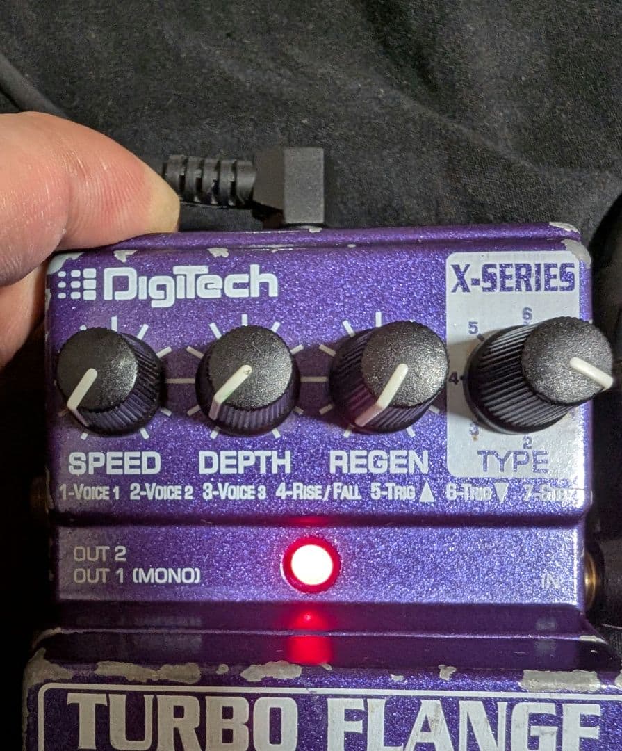 廃盤 DigiTech TURBO FLANGE STEREO FLANGER