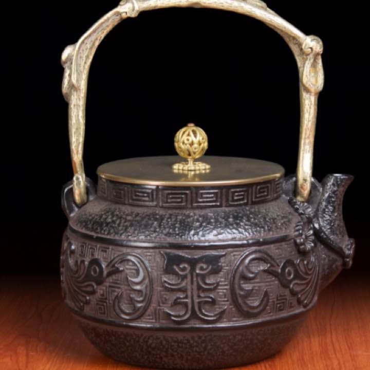 SW 松紋堂 鉄器 急須 伝統工芸 手作り 鉄分補給 鉄瓶　023