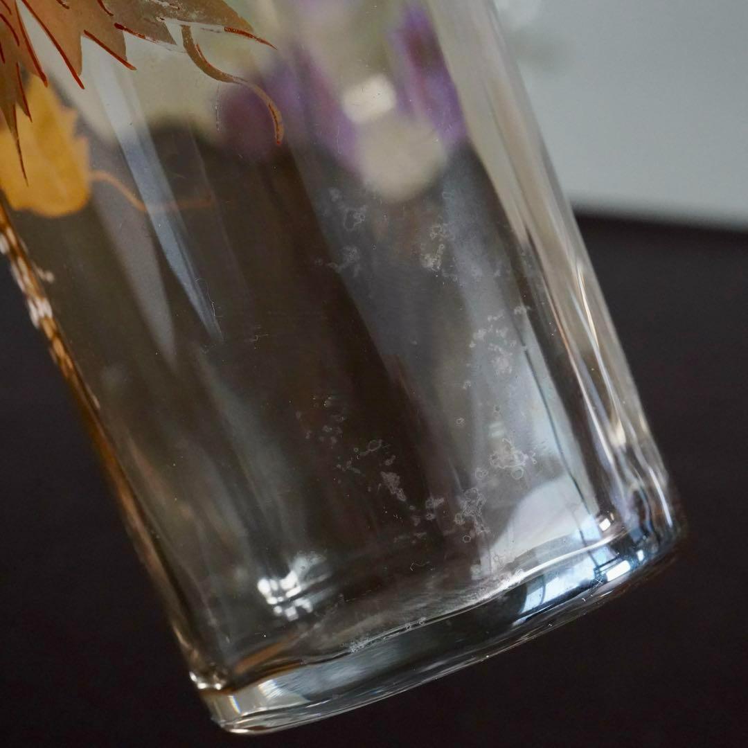 ぷっちまま★オールドバカラ 香水瓶M＆ラスター彩エナメル彩グラス2客