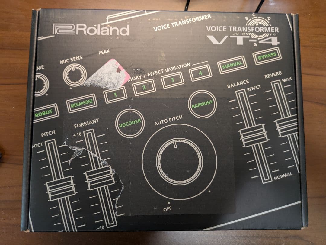 【L】（※Roland VT-4）