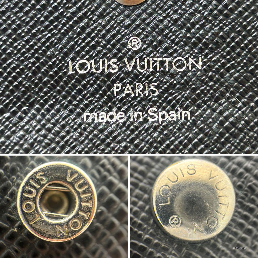 【良品】 ルイヴィトン　キーケース　6連　タイガ　黒　ミュルティクレ6