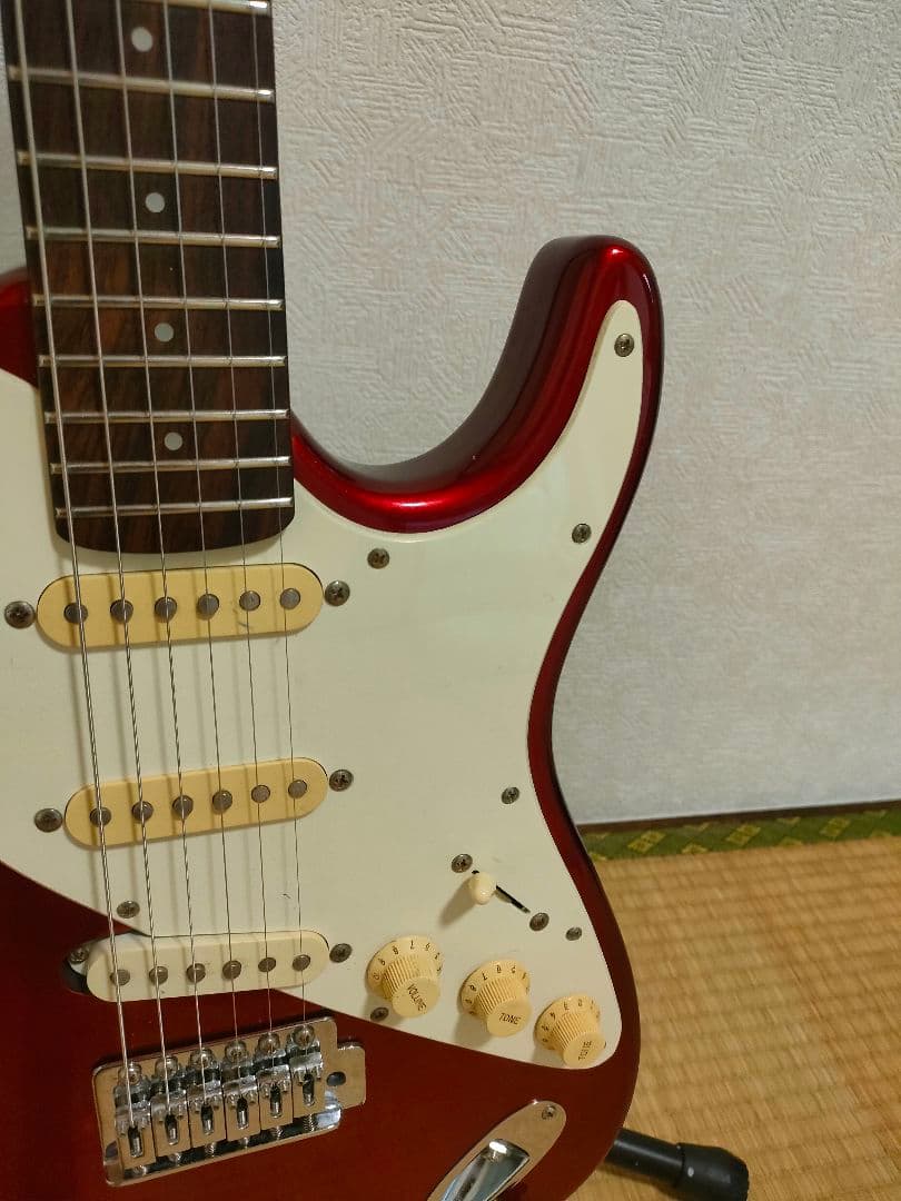 AriaPro II Fullerton エレキギター レッド アリアプロ2