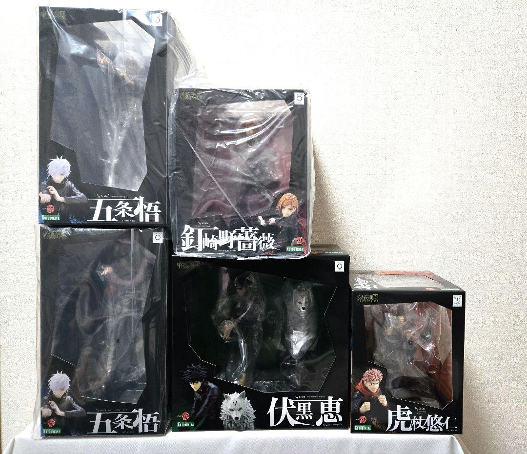 コトブキヤ 壽屋　呪術廻戦 ARTFX J フィギュア 5種セット　特典付