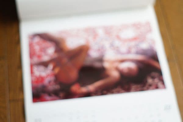 浅野ゆう子　立木義浩　撮影　1989年　カレンダー