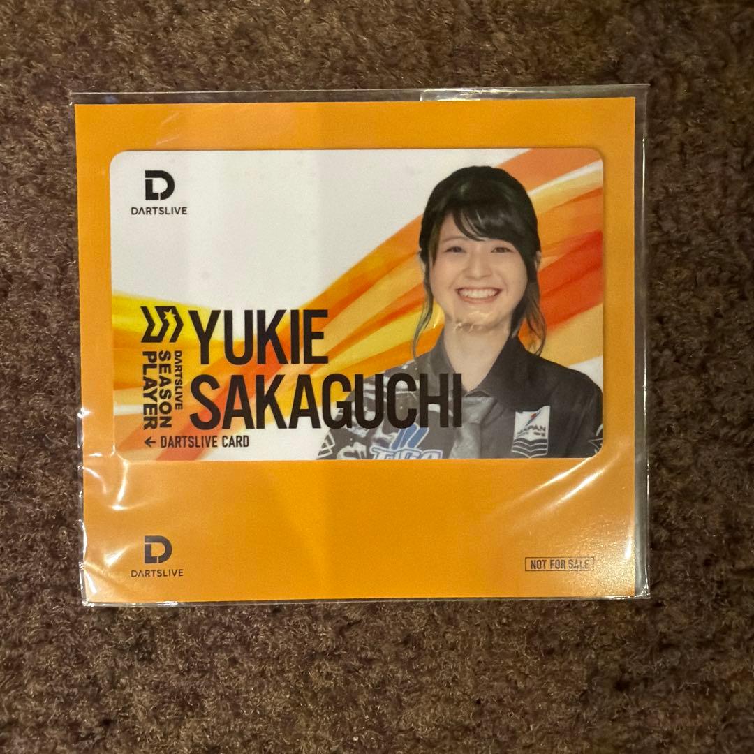 ち*ん様 坂口優希恵 ダーツライブ限定プレーヤーカード
