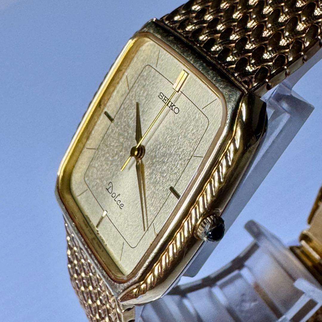 SEIKO メンズ レディース クォーツ ドルチェ ゴールド 7741-5060
