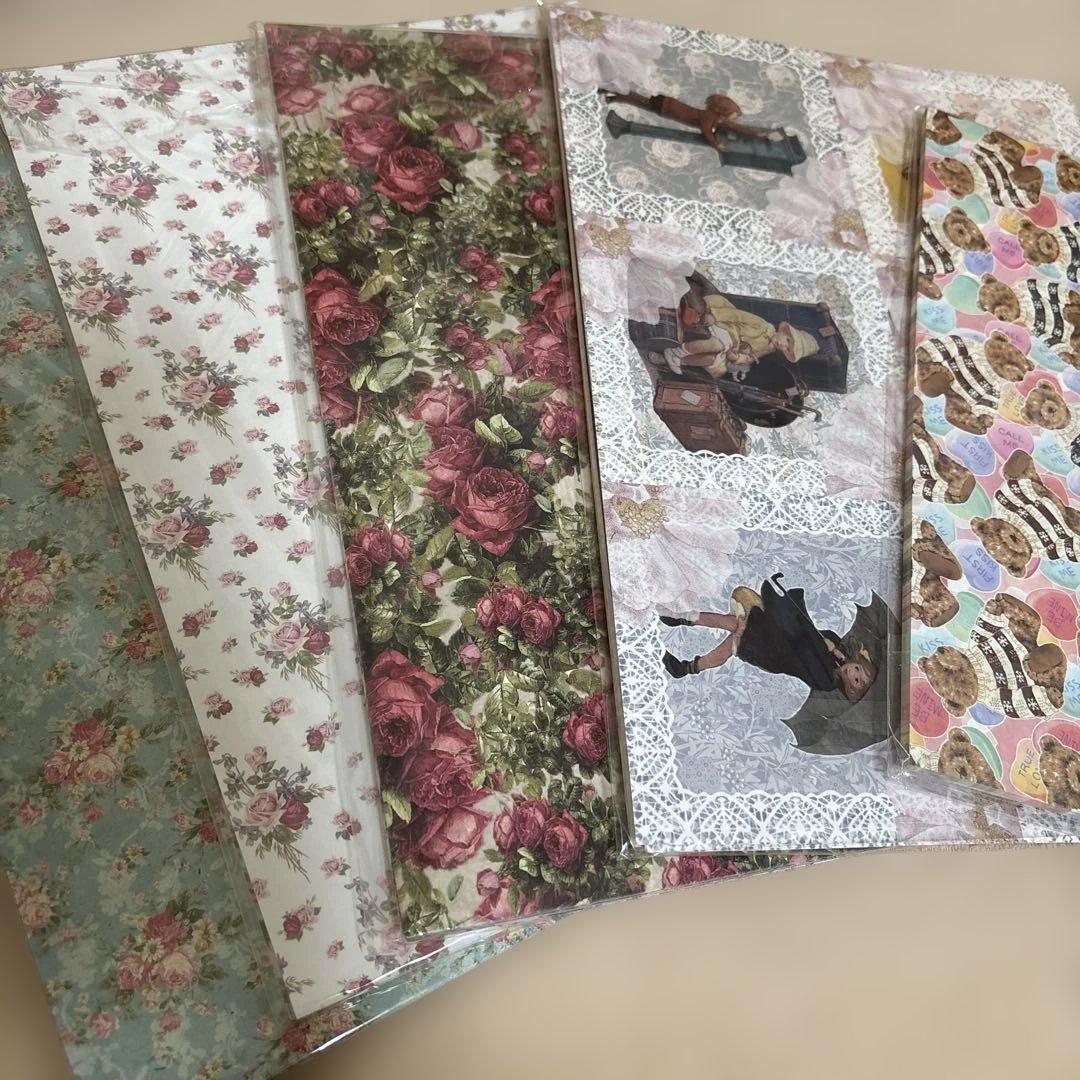 【処分価格】　デザインペーパー　大量　まとめ売り