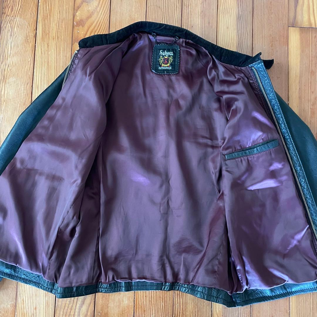 【最終価格】schott ショット　シングルライダース　レザージャケット
