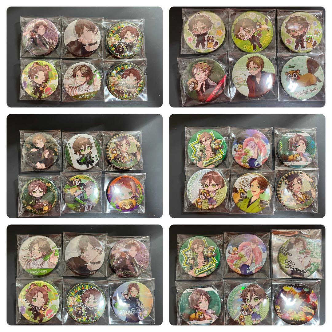 うらたぬき　浦島坂田船　グッズまとめ売り　缶バッジ　アクスタ　アクキー