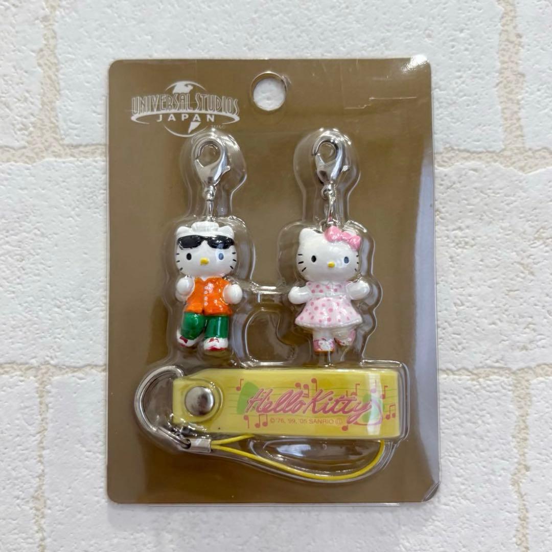 《レア》ハローキティ　ダニエル　ストラップ　ユニバーサルスタジオジャパン　USJ