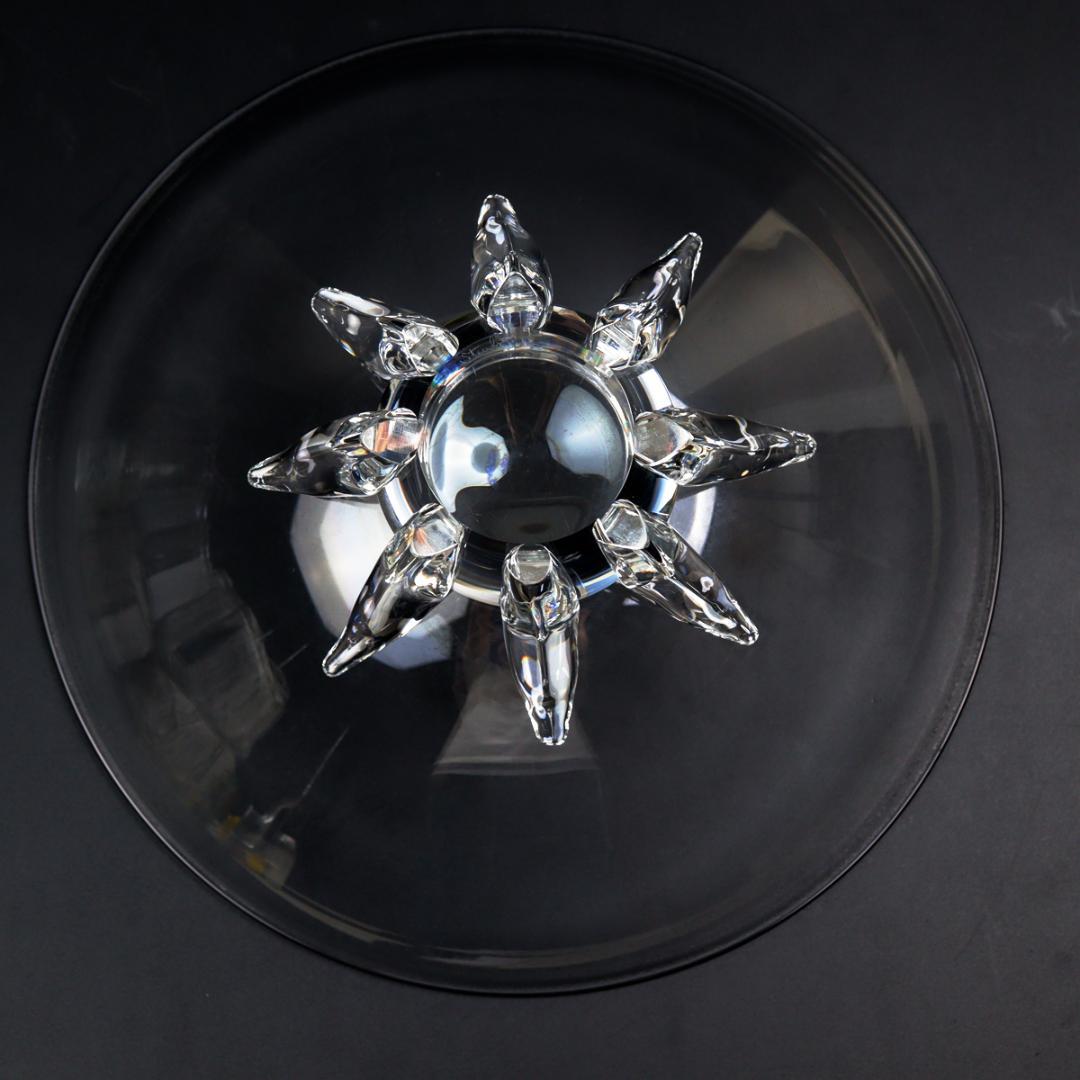 Steuben Galss ピオニー センターピースボウル 34cm 花生け