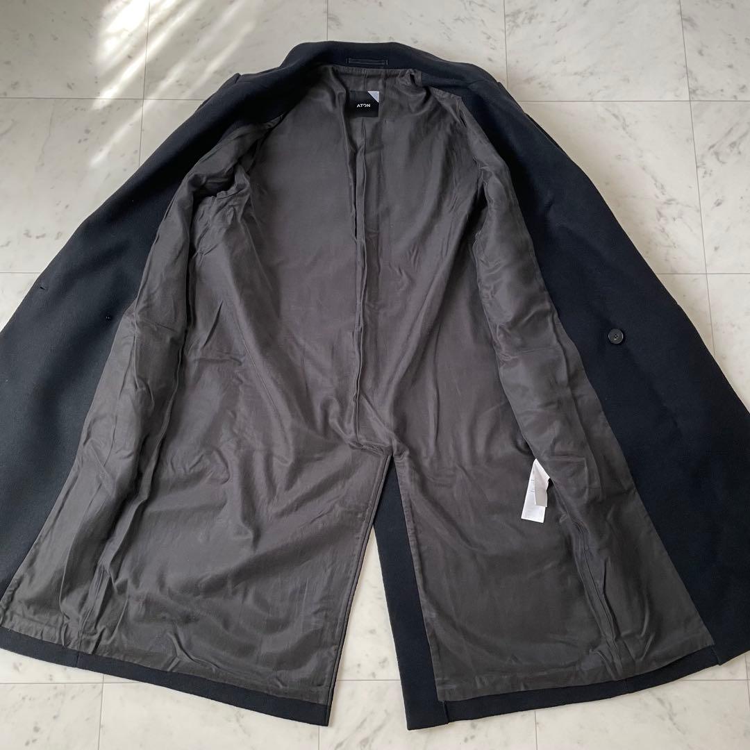 21AW✨エイトン SUPER140 BOUMOU メルトン チェスターコート