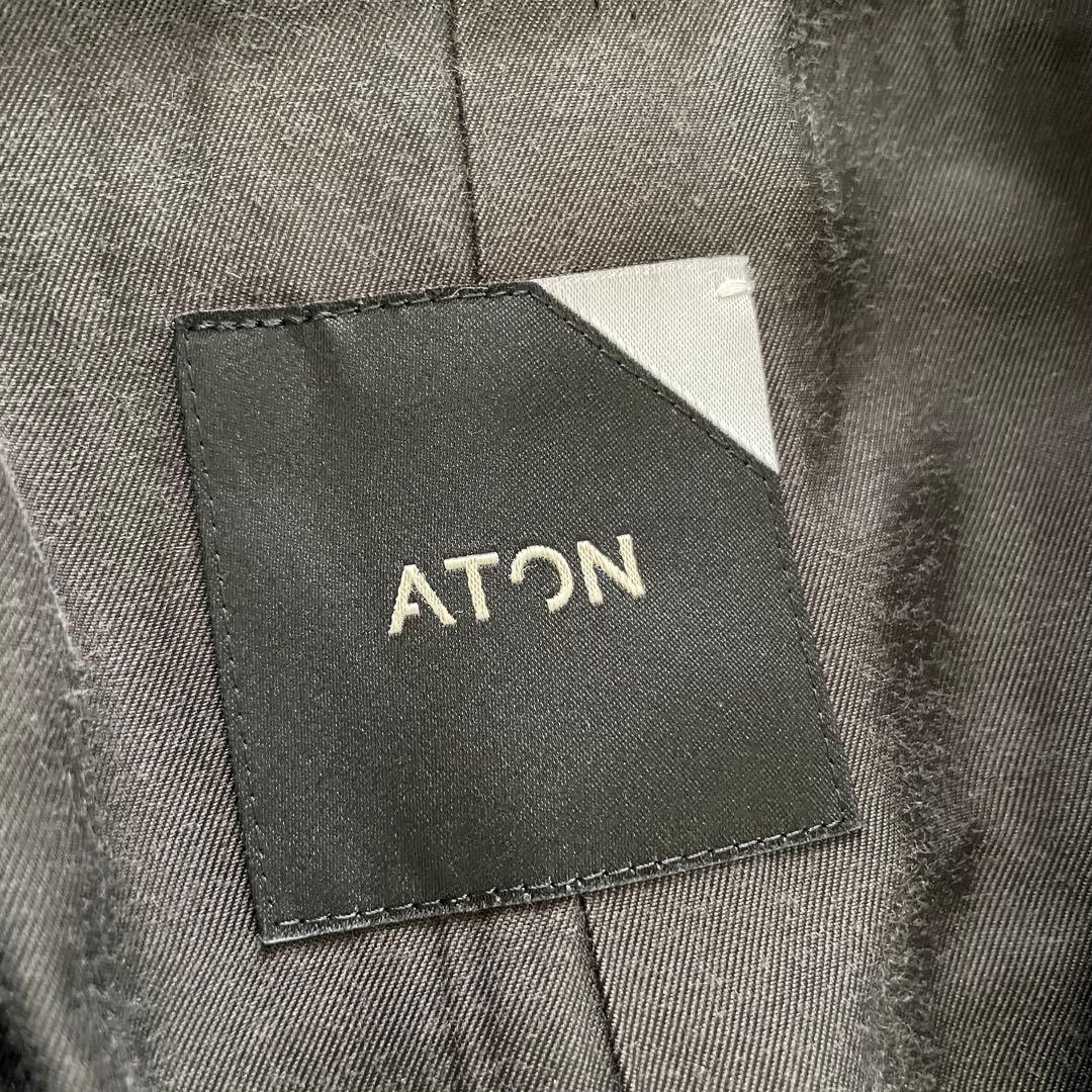 21AW✨エイトン SUPER140 BOUMOU メルトン チェスターコート