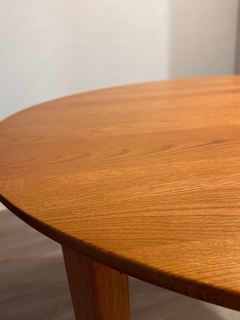 【限定値下げ】unico TOVE ラウンドダイニングテーブルφ1100