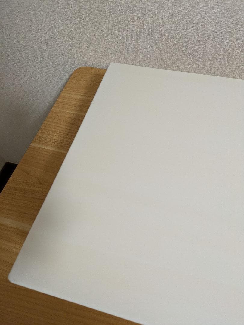 【一点物】幅150cm モニタースタンド 木製 白 特大 オーダーメイド品