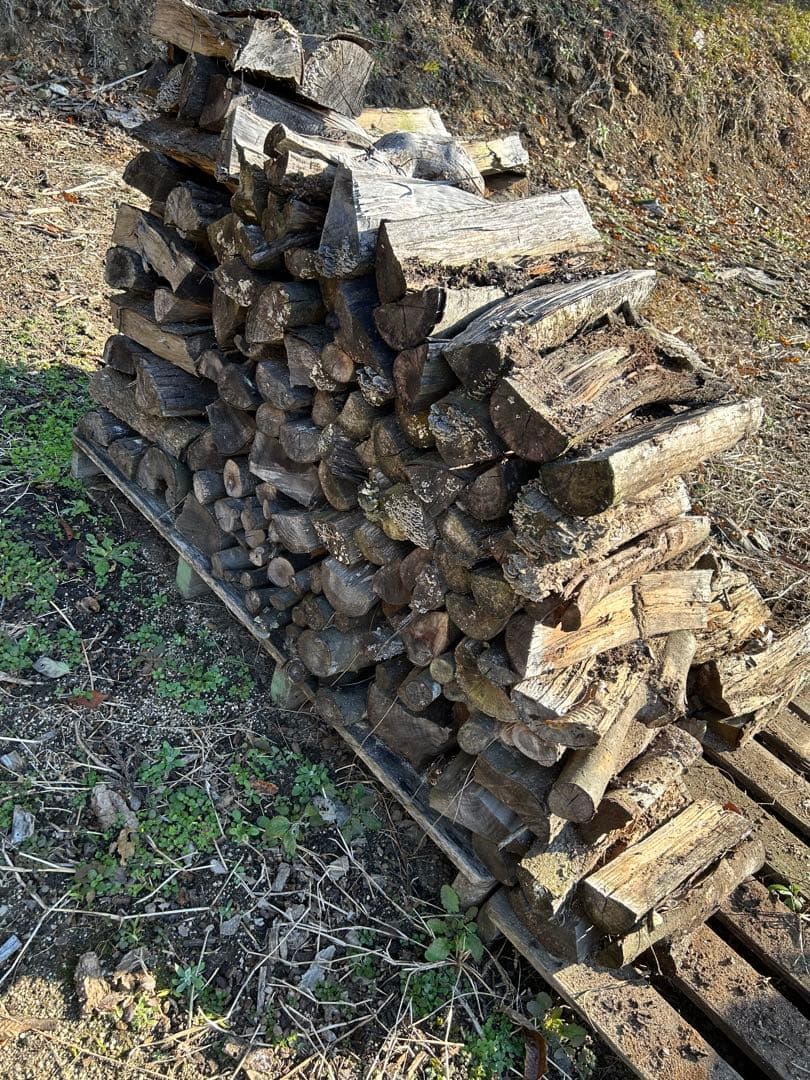 栃木県自然乾燥薪 薪ストーブ　雑木薪キャンプ用