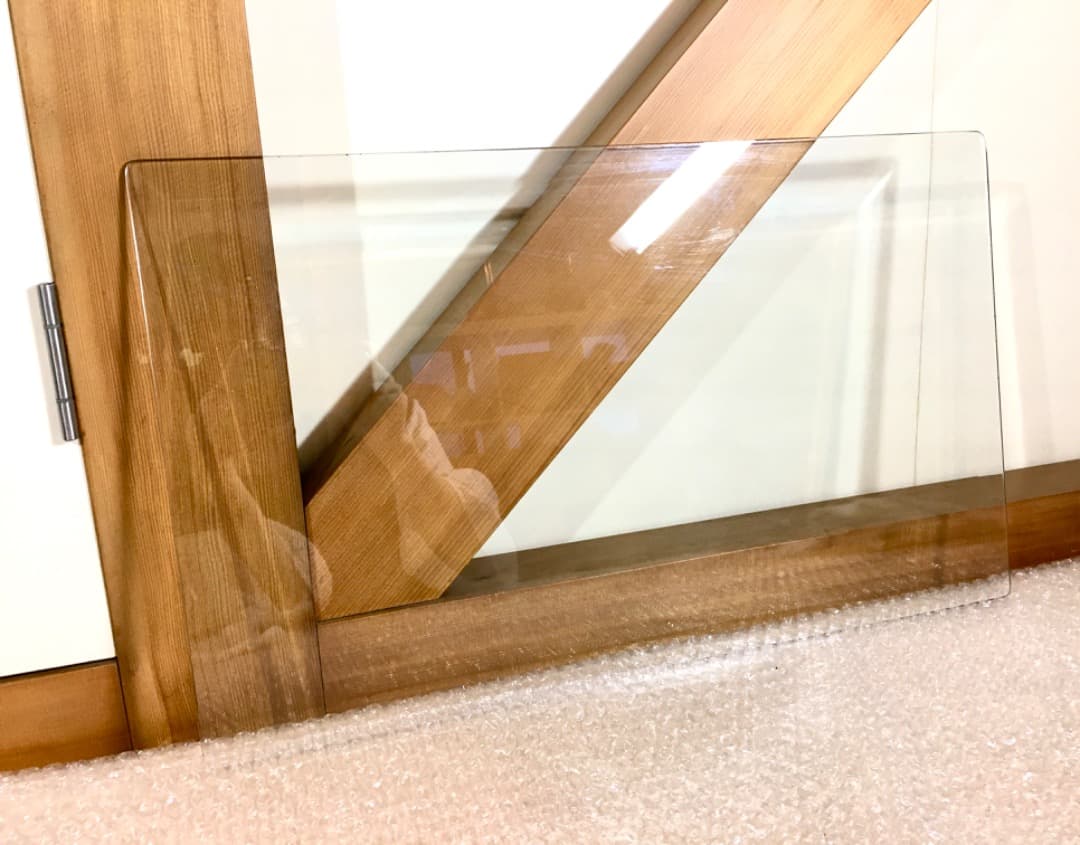 【勝峰作】花台 飾り台 螺鈿細工 金彩蒔絵 机 ガラス付属 ①