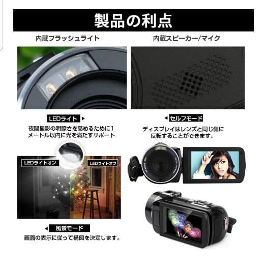 HDビデオカメラ