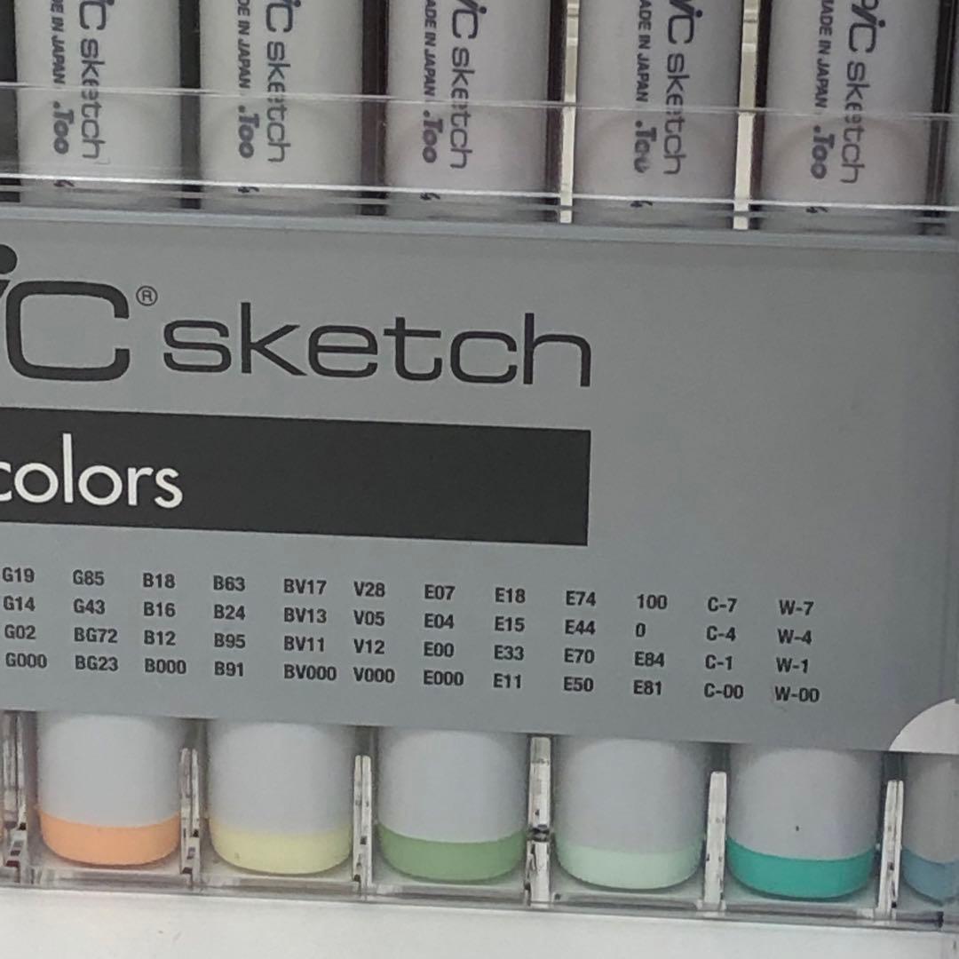 g573-29 コピック　スケッチ　144本　まとめ売り　大量　72色