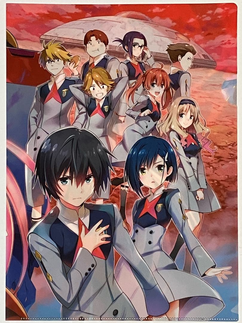 A4クリアファイル 矢吹健太朗　ダリフラ　ダーリンインザフランキス　特典