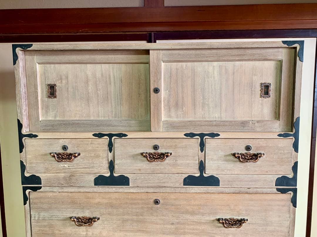 ☆【和箪笥】桐製タンス 引き出し付き