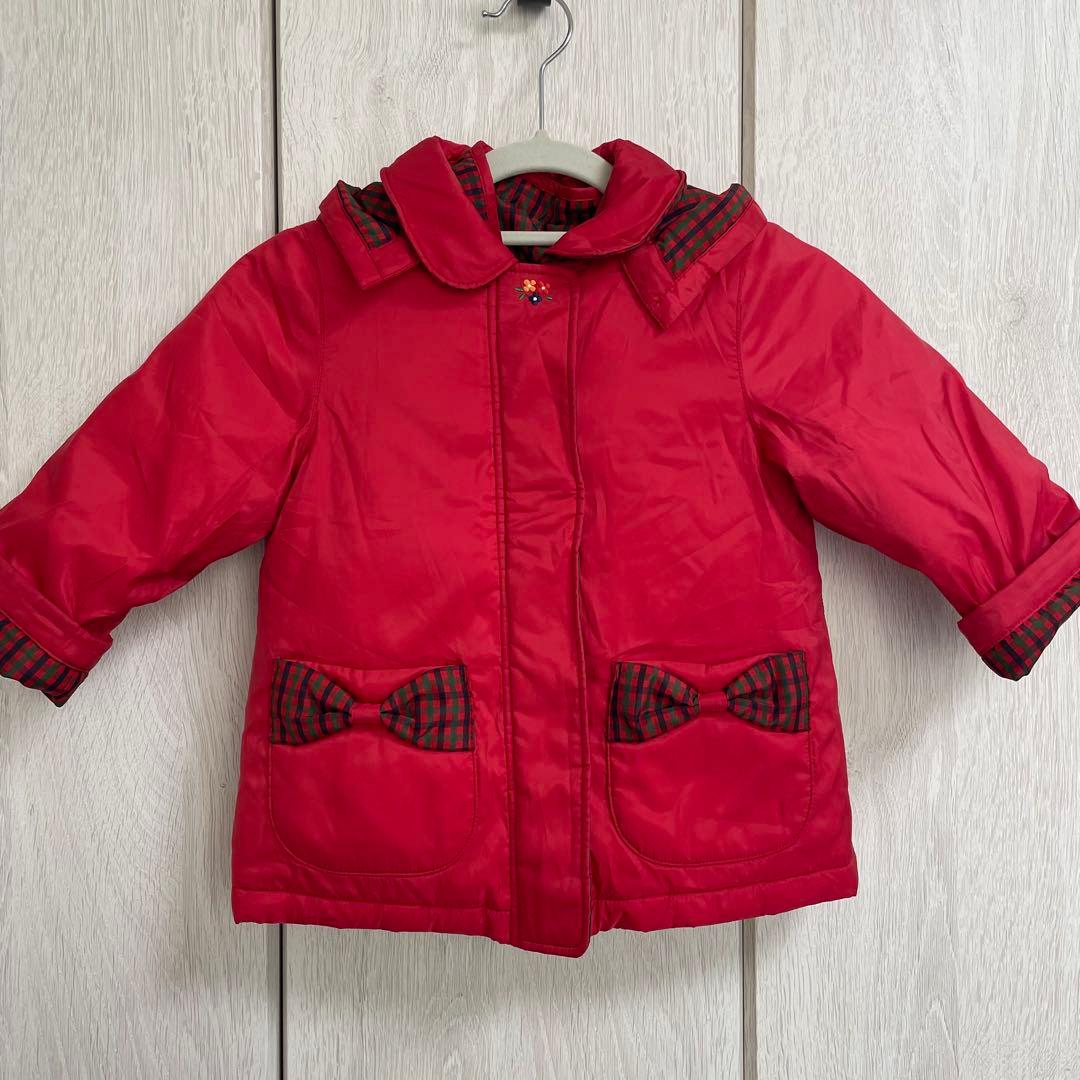 ファミリア　3ウェイ中綿コート　90