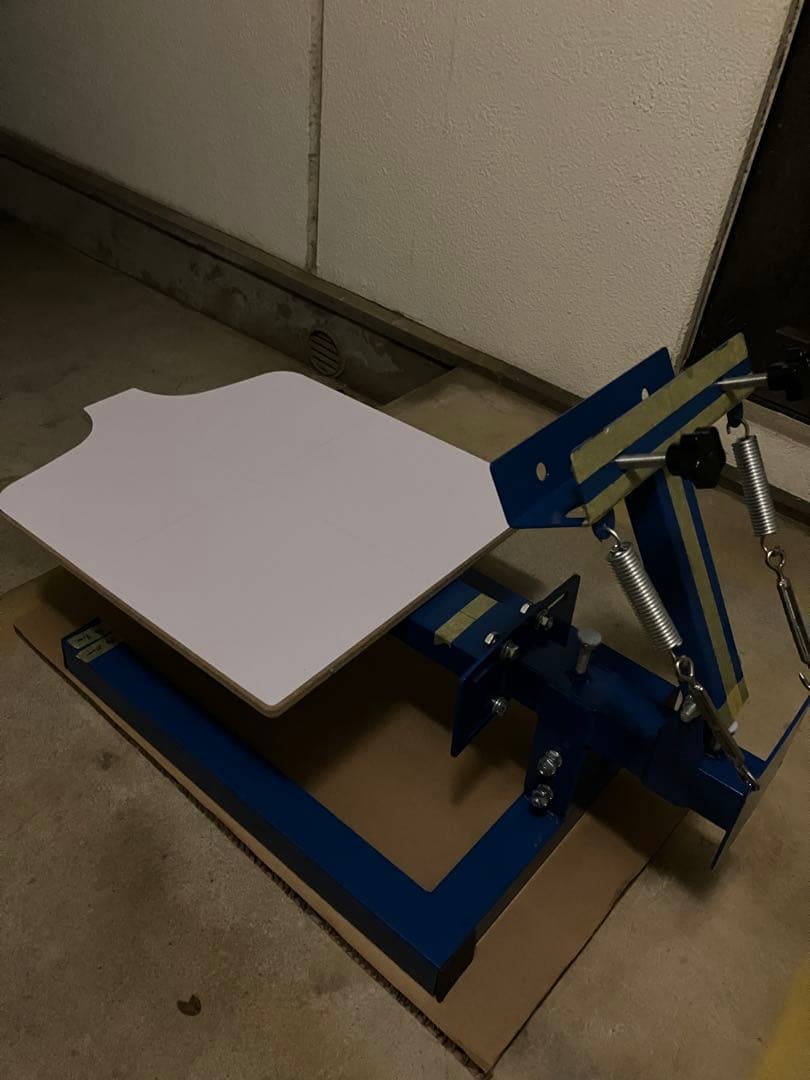 シルクスクリーン印刷台 印刷機Tシャツプリンター プリント台 調整機能付き