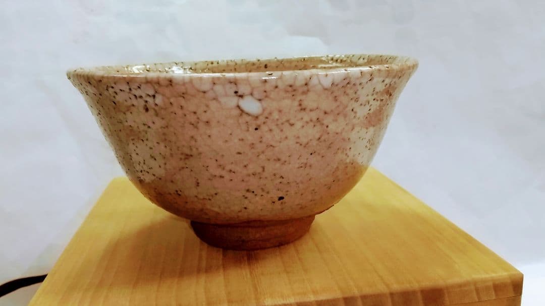 益子 小島淳一 絵唐津茶碗 共箱・共布