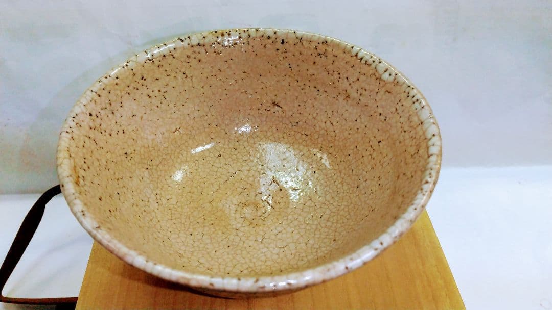 益子 小島淳一 絵唐津茶碗 共箱・共布