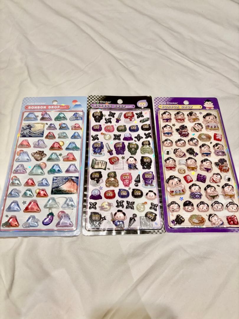 ボンボンドロップシール 和柄 7点セット 国内正規品