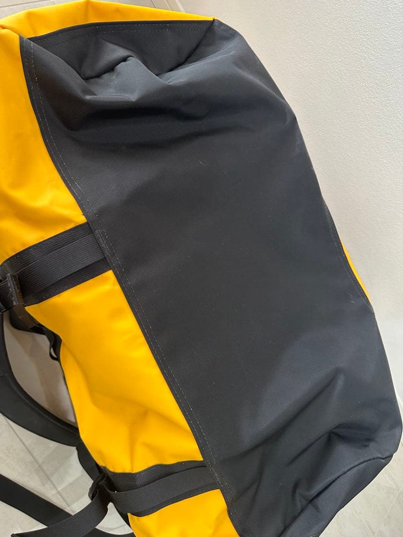 値下げ★THE NORTH FACE イエローダッフルバッグ 71L