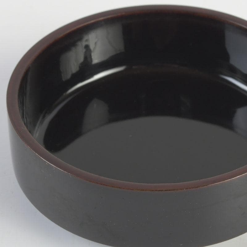 茶道具　黒漆　菊蒔絵　雪吹　棗　時代箱付　V　9812