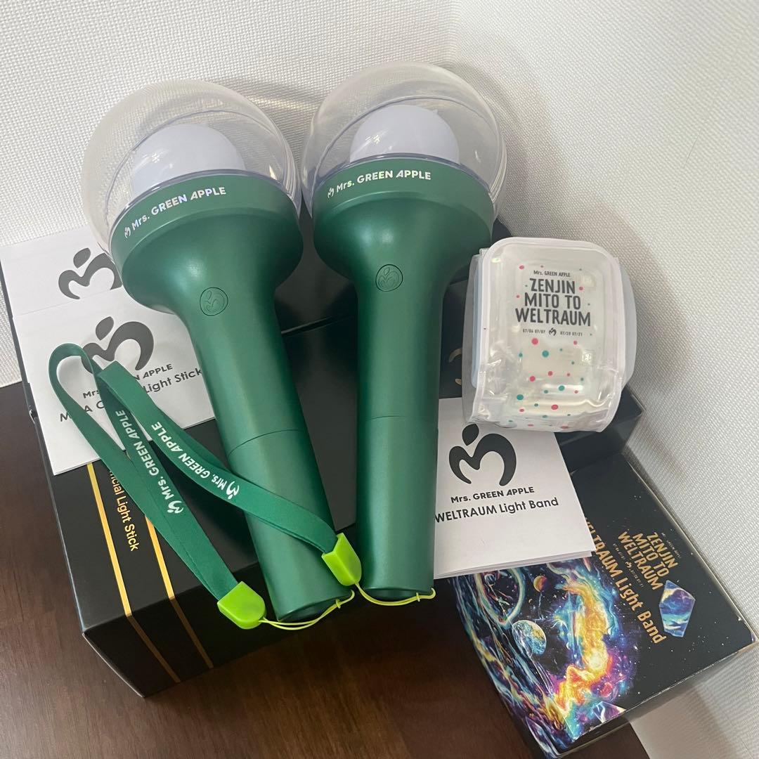 ミセスグリーンアップル　ライトスティック　ペンライト　ライトバンド　ゼンジン