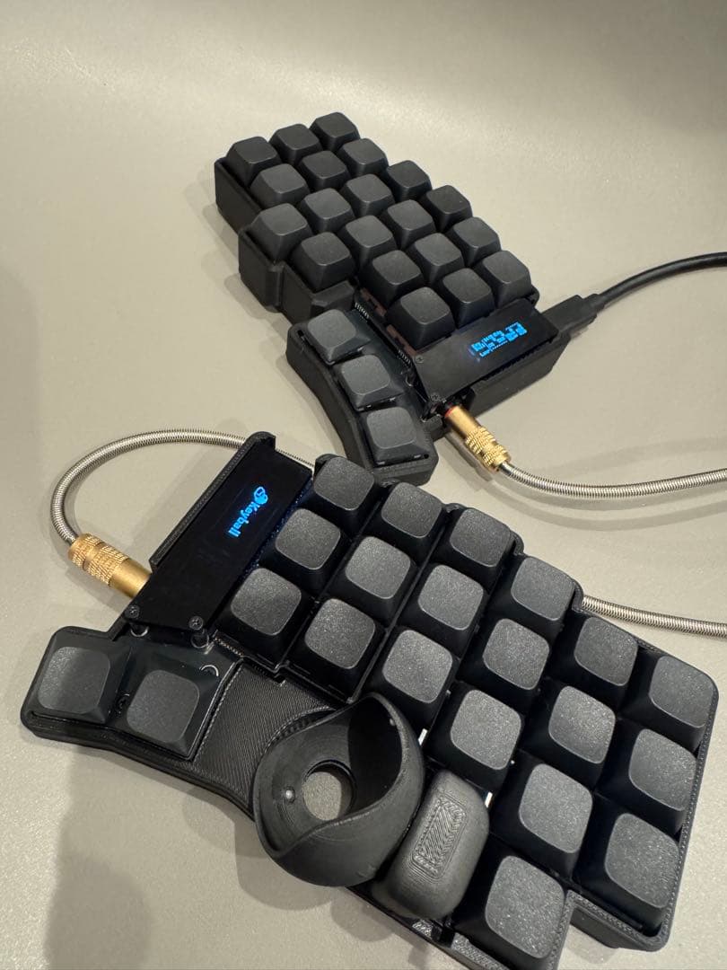 【新品】keyball44 完成品フルセット黒仕様　静音リニア