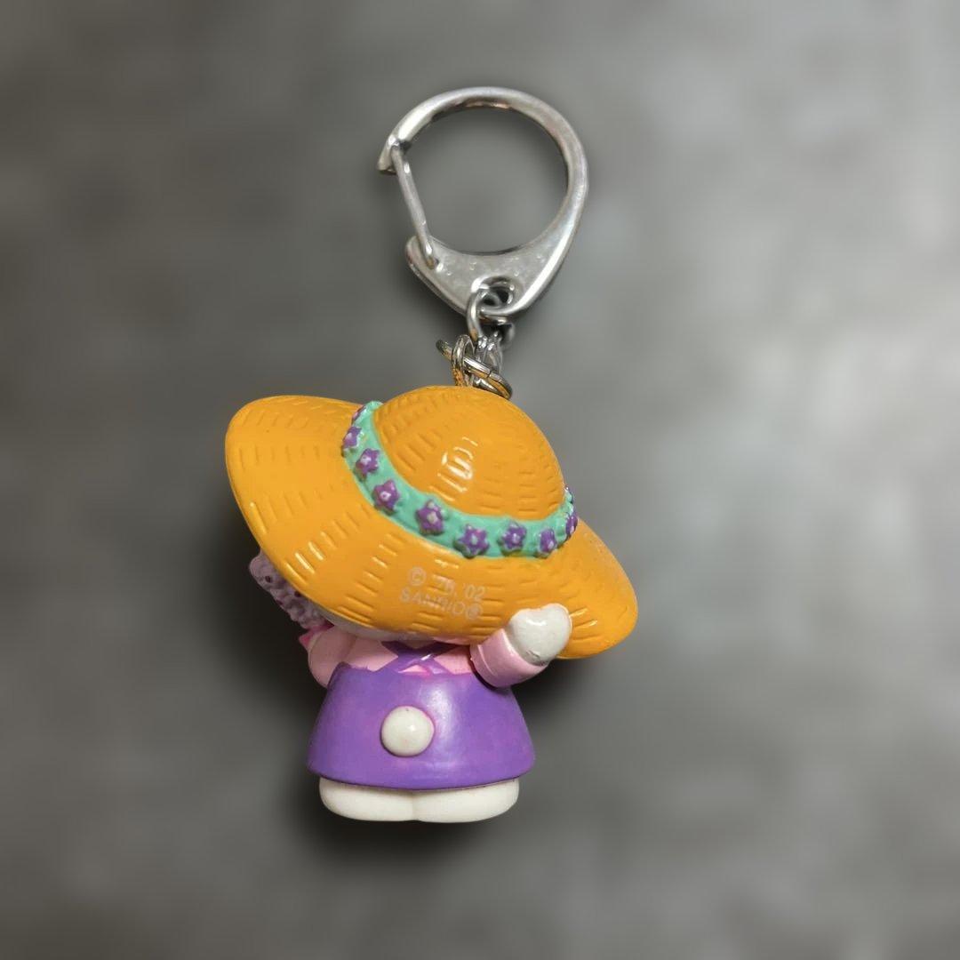 【希少品】レア北海道限定 ハローキティ ラベンダー キーホルダー 2002年