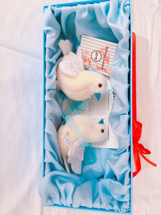 Steiff/SWAROVSKI幸せの青い鳥 ペアぬいぐるみ【ドイツ限定品！】