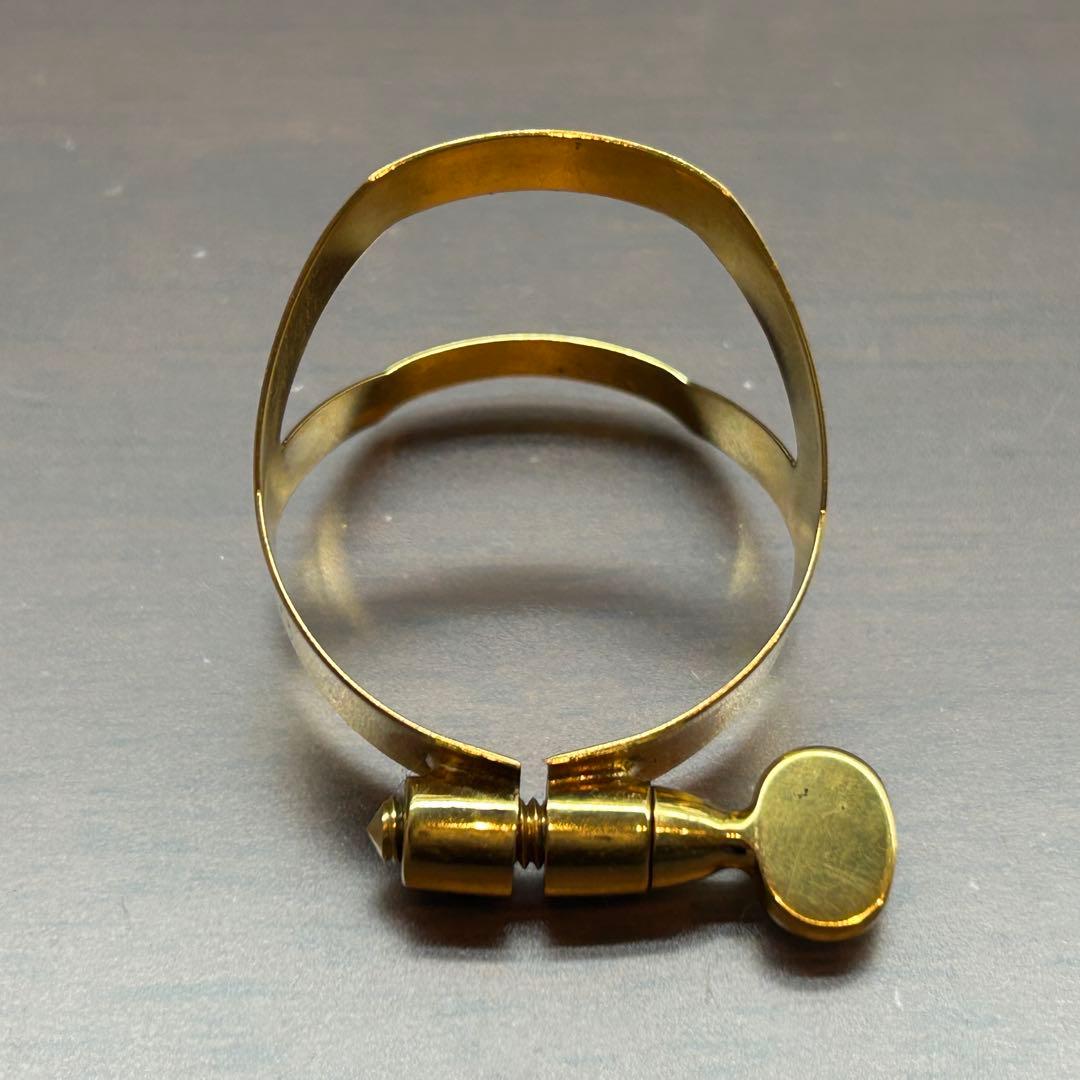 Selmer テナーサックス用リガチャー 金メッキ 中古品