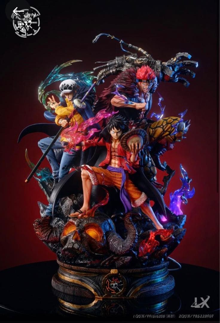 【限定生産品】LXスタジオ　三船長　(ルフィ、ロー、キッド)