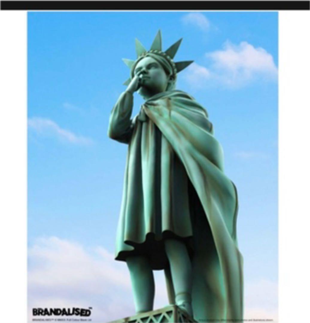 バンクシー　フィギュア　リバティーガール