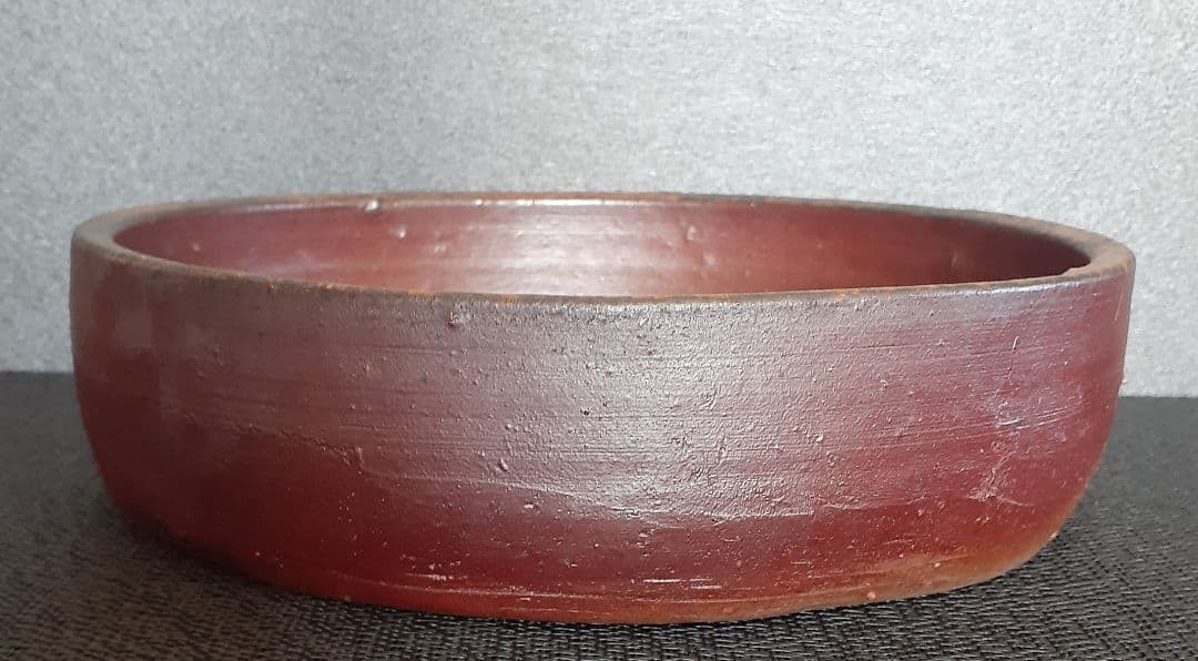 備前焼　名工【木村基子　木村素静  】備前　菓子鉢【師人間国宝　伊勢崎淳　茶道具