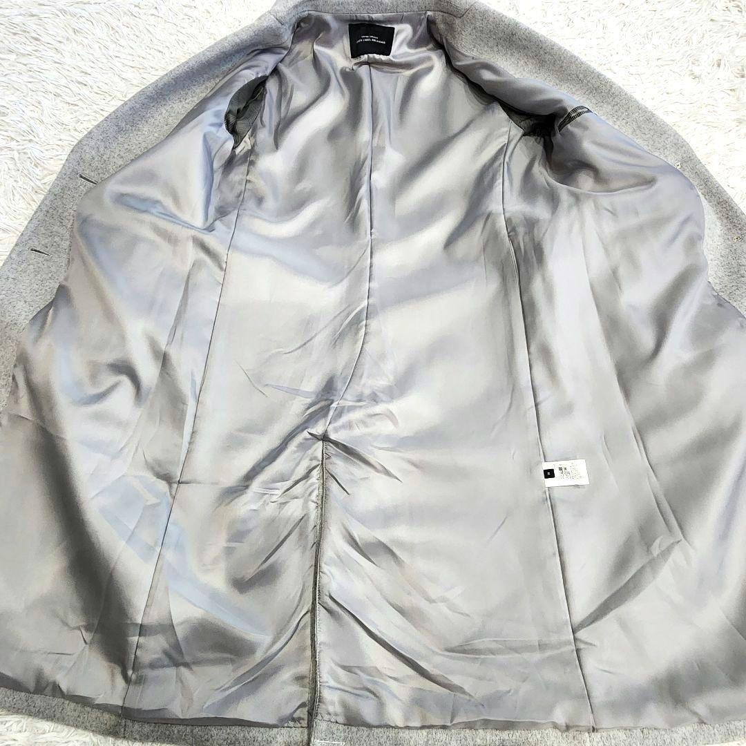 ✨未使用級✨グリーンレーベルリラクシング❣️ロングコート　38　ライトグレー