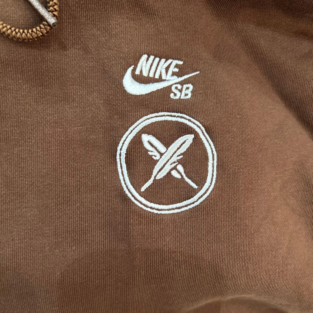 Nike SB ブラウン パーカー　堀米悠斗
