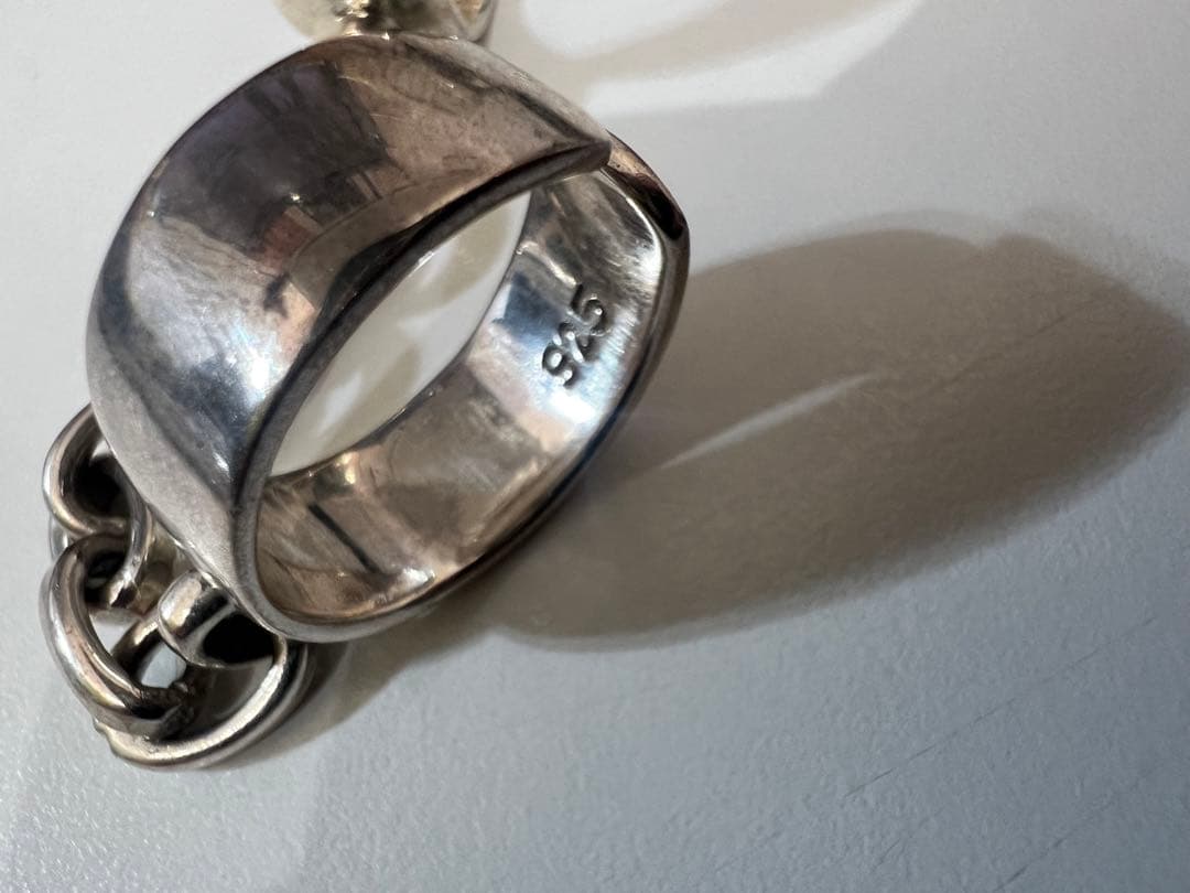 シルバー925 チェーン付きリング