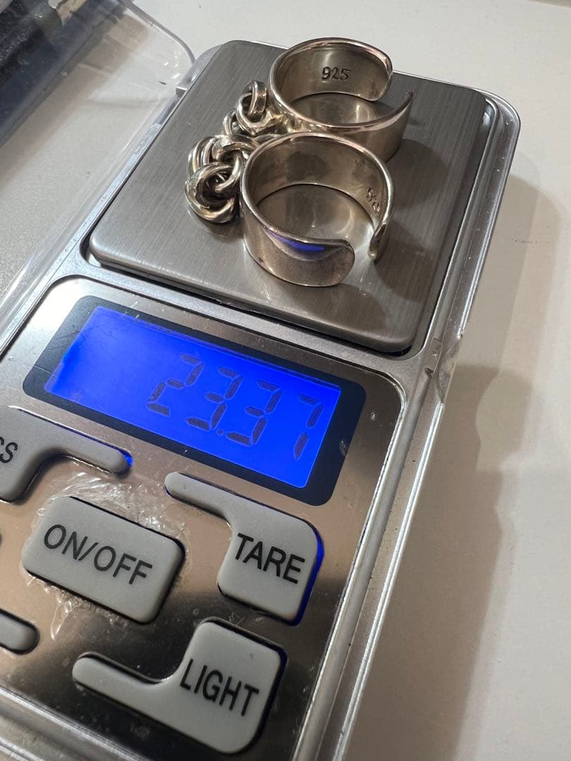 シルバー925 チェーン付きリング