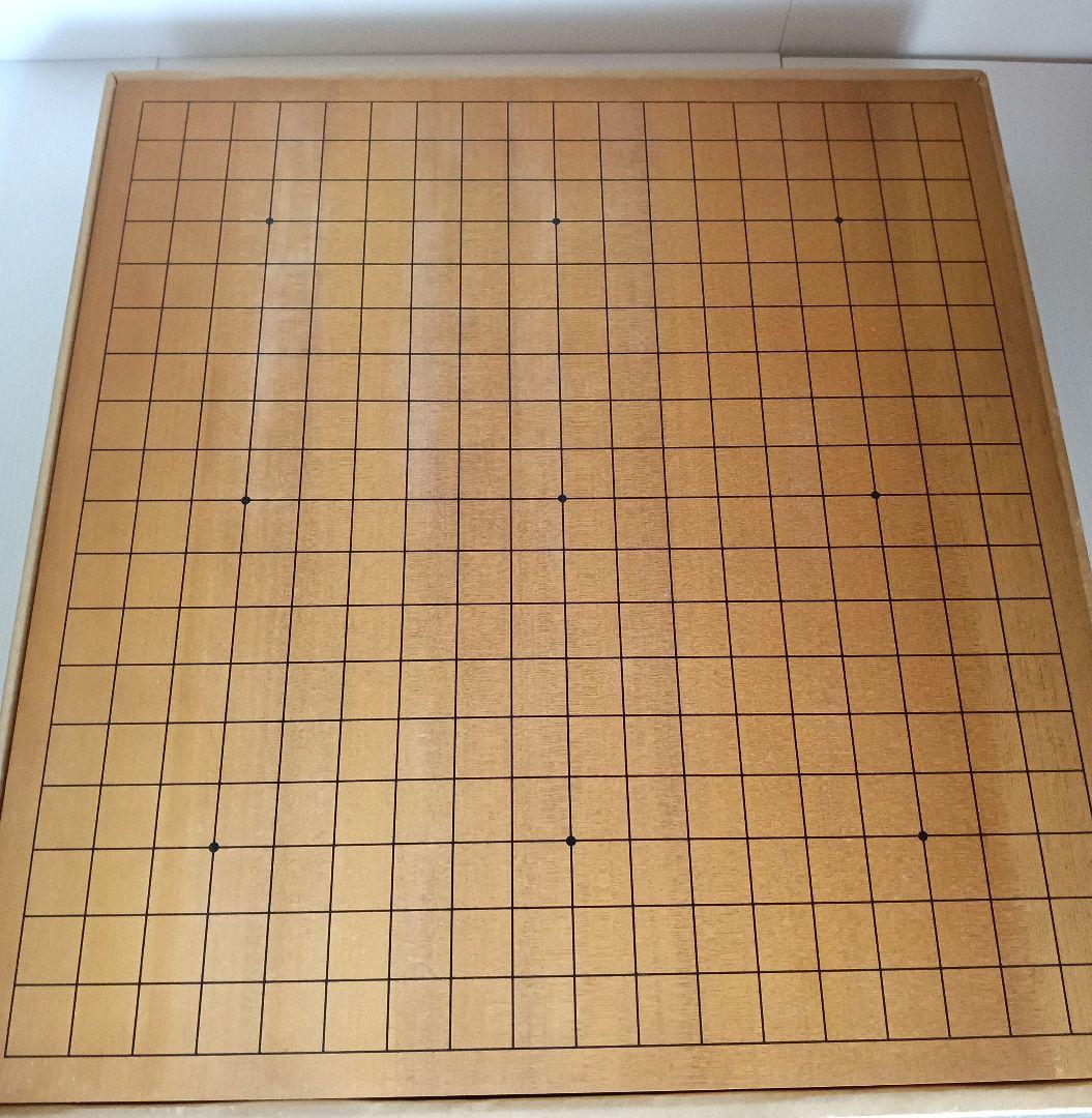 本榧　卓上碁盤　一枚板　天地柾 1寸9 高級　碁盤 囲碁盤 趣味　囲碁　卓上