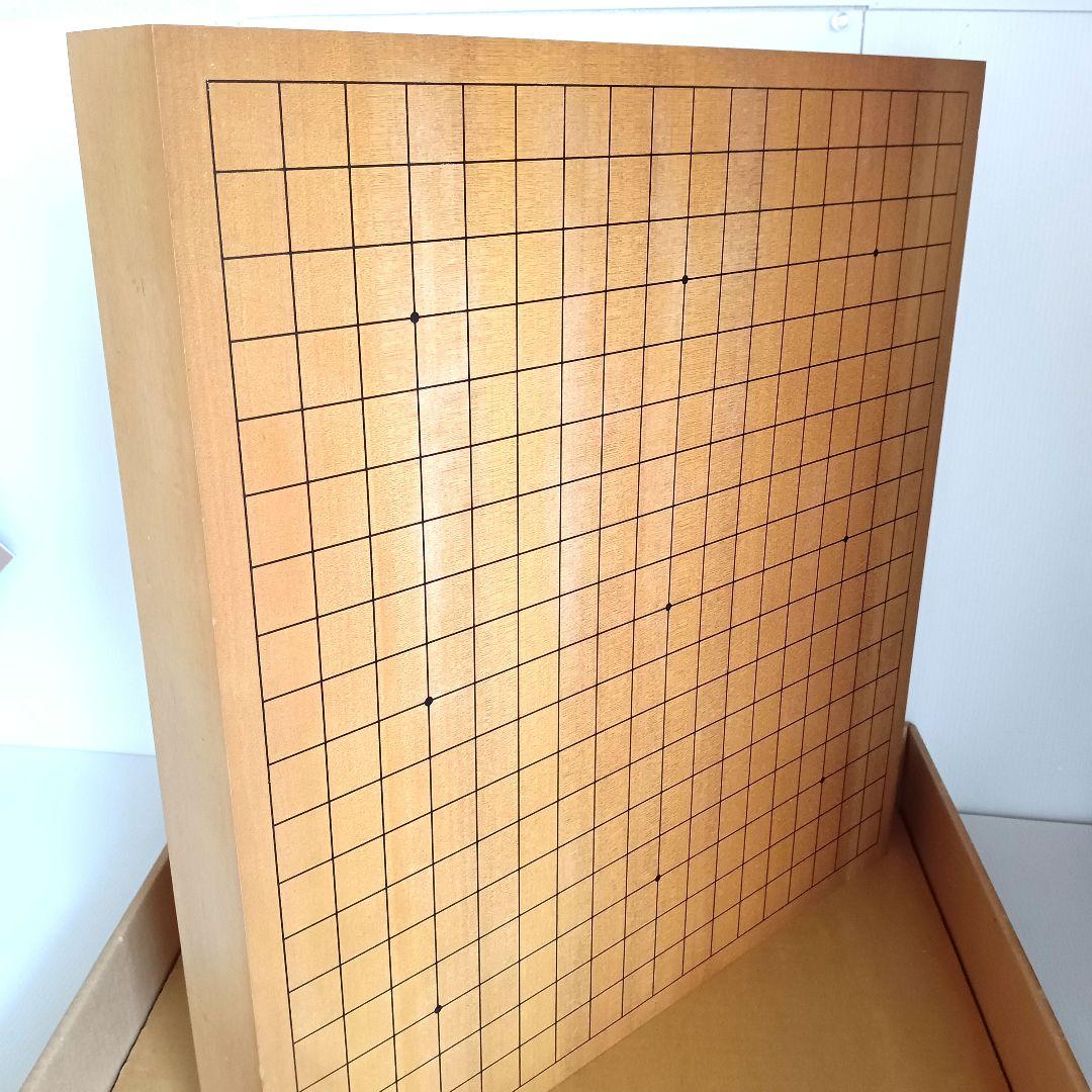 本榧　卓上碁盤　一枚板　天地柾 1寸9 高級　碁盤 囲碁盤 趣味　囲碁　卓上
